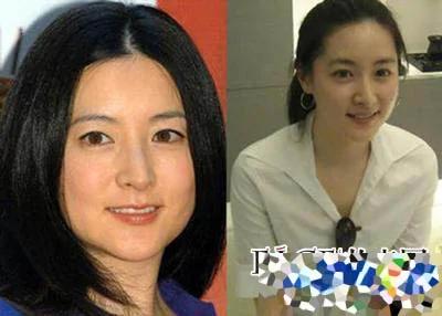韓國的氧氣美女 李英愛 左邊應該是她發胖的時候的樣子